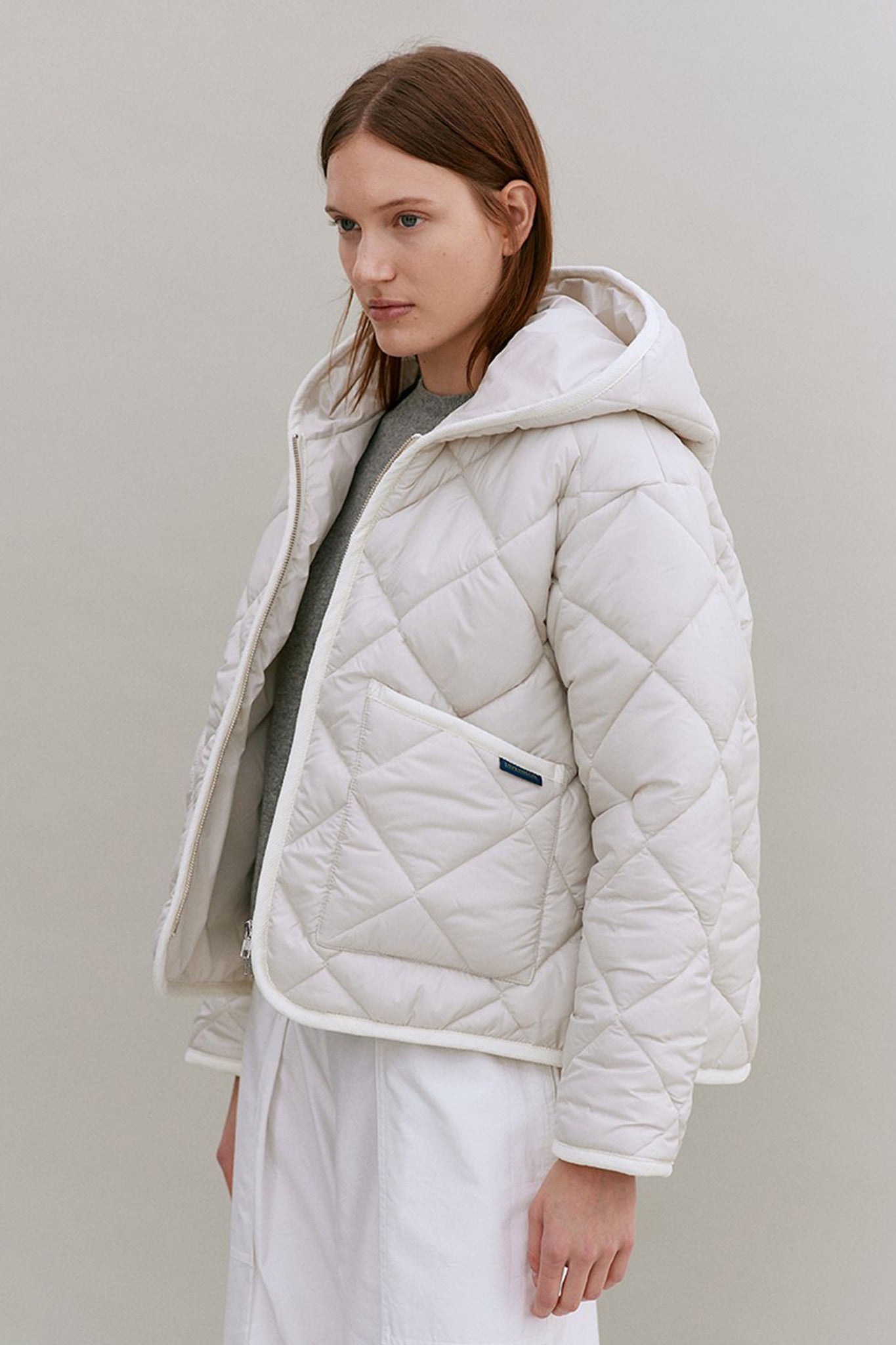 Big Quilt Zipped Craydon Moonbeam Silver