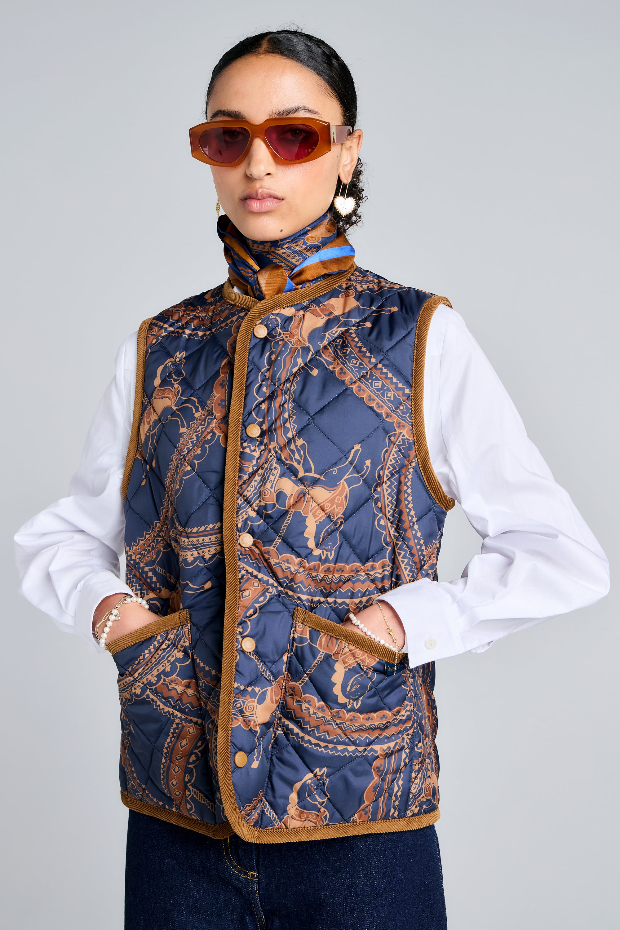 karen walker グレー 花柄 ジャケット UK 8 Jackets & Coats – Karen Walker