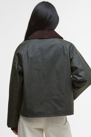 Arlene Wax Jacket Fern/Ancient Tartan