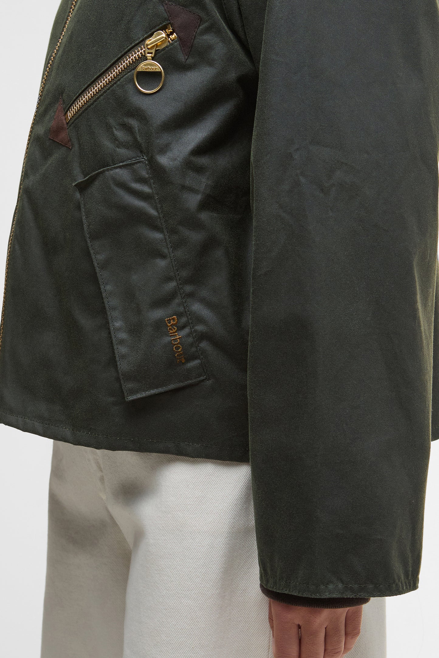 Arlene Wax Jacket Fern/Ancient Tartan