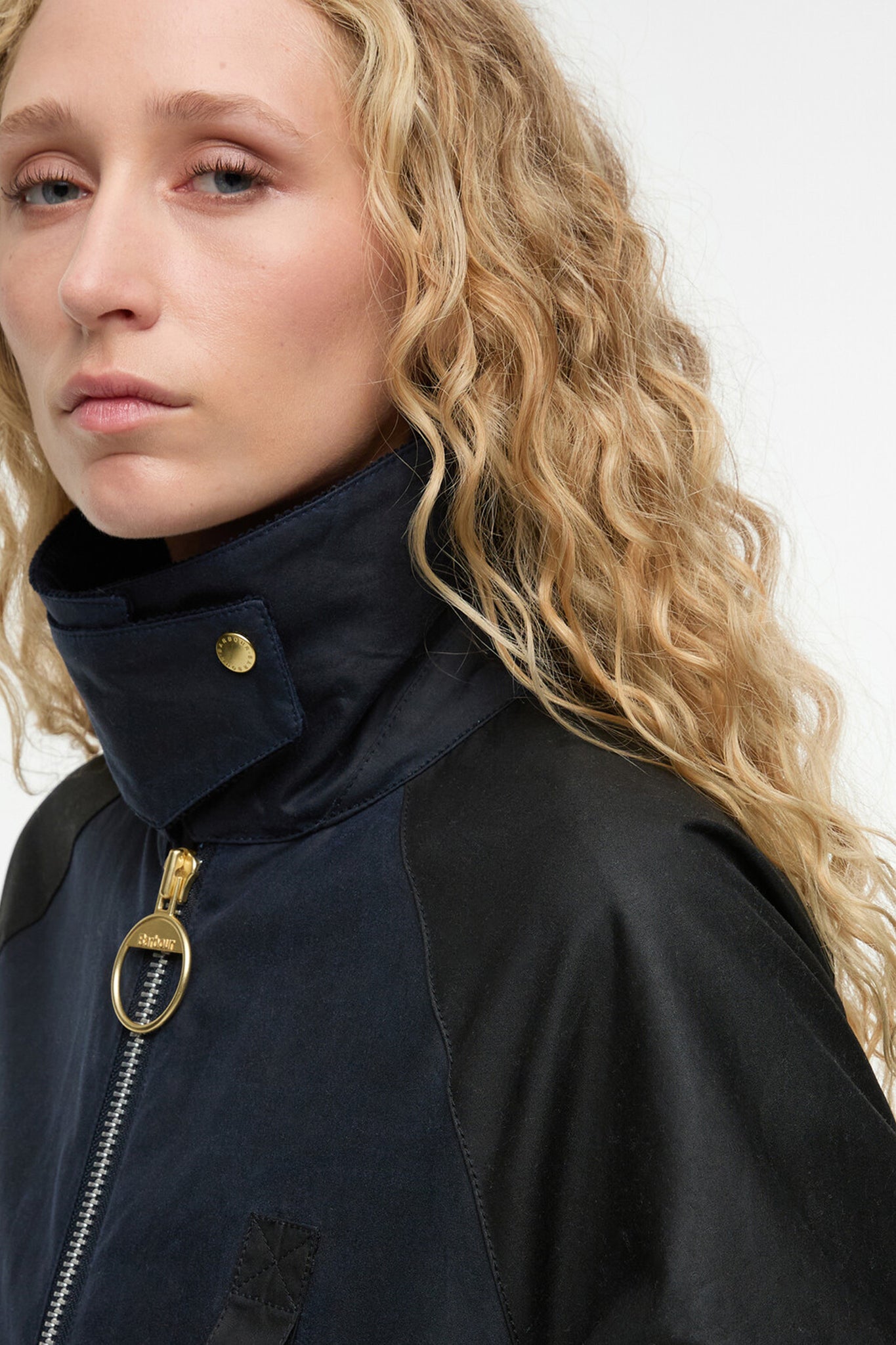 Kearton Wax Jacket Royal Navy/Black/Dress Tartan