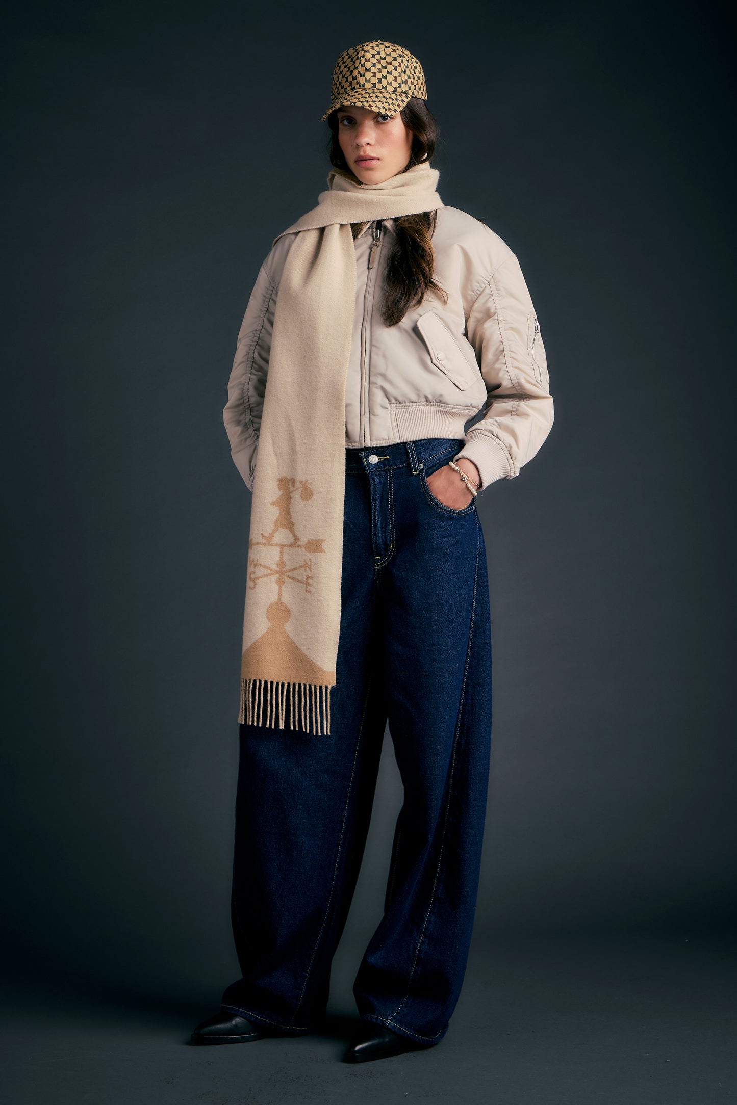 Super Baggy Barrel Jeans Shaded View