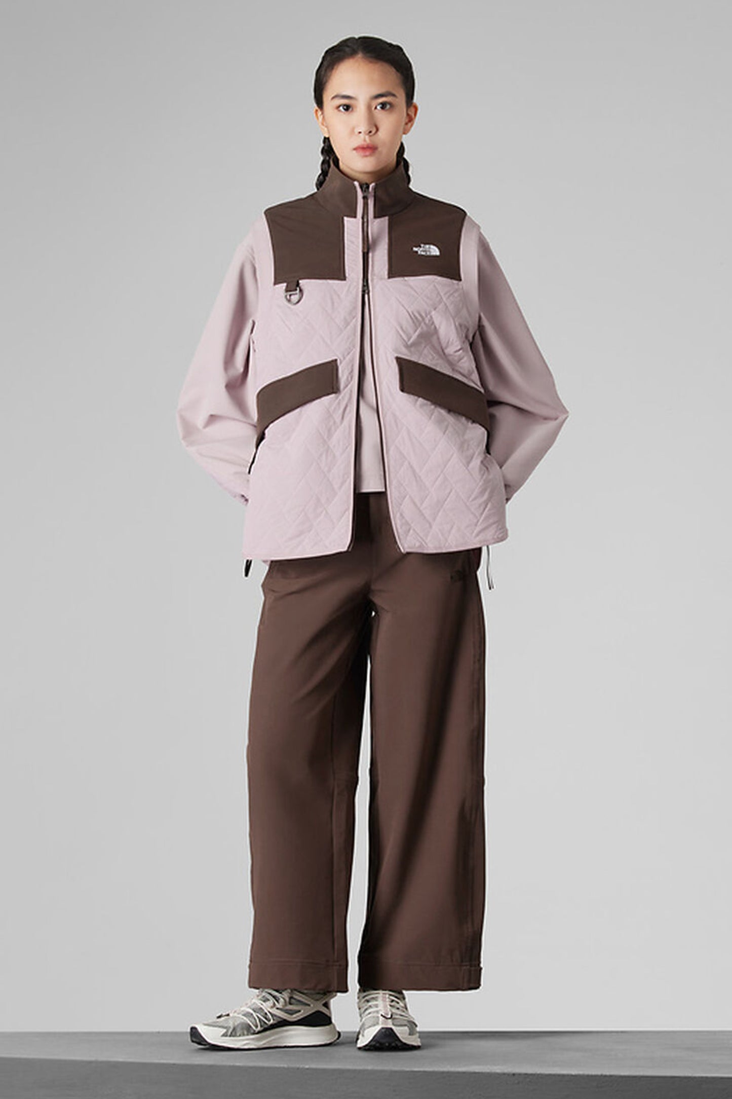 Insulation Liner Vest Metal Pink