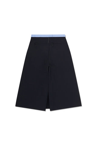 Volume Wrap Long Shorts Black