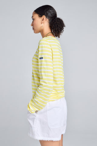 Minquiers Moderne Striped Sailor Shirt Acidule/Neige