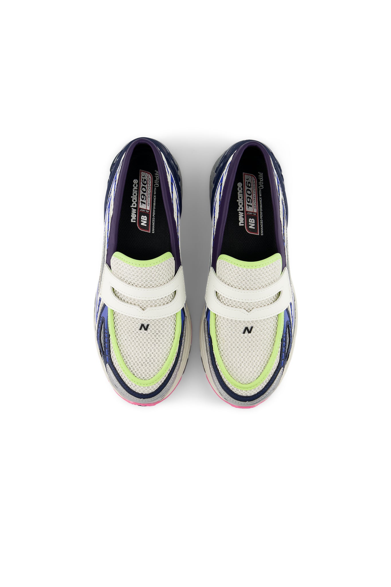 1906L Silver Metallic/NB Navy