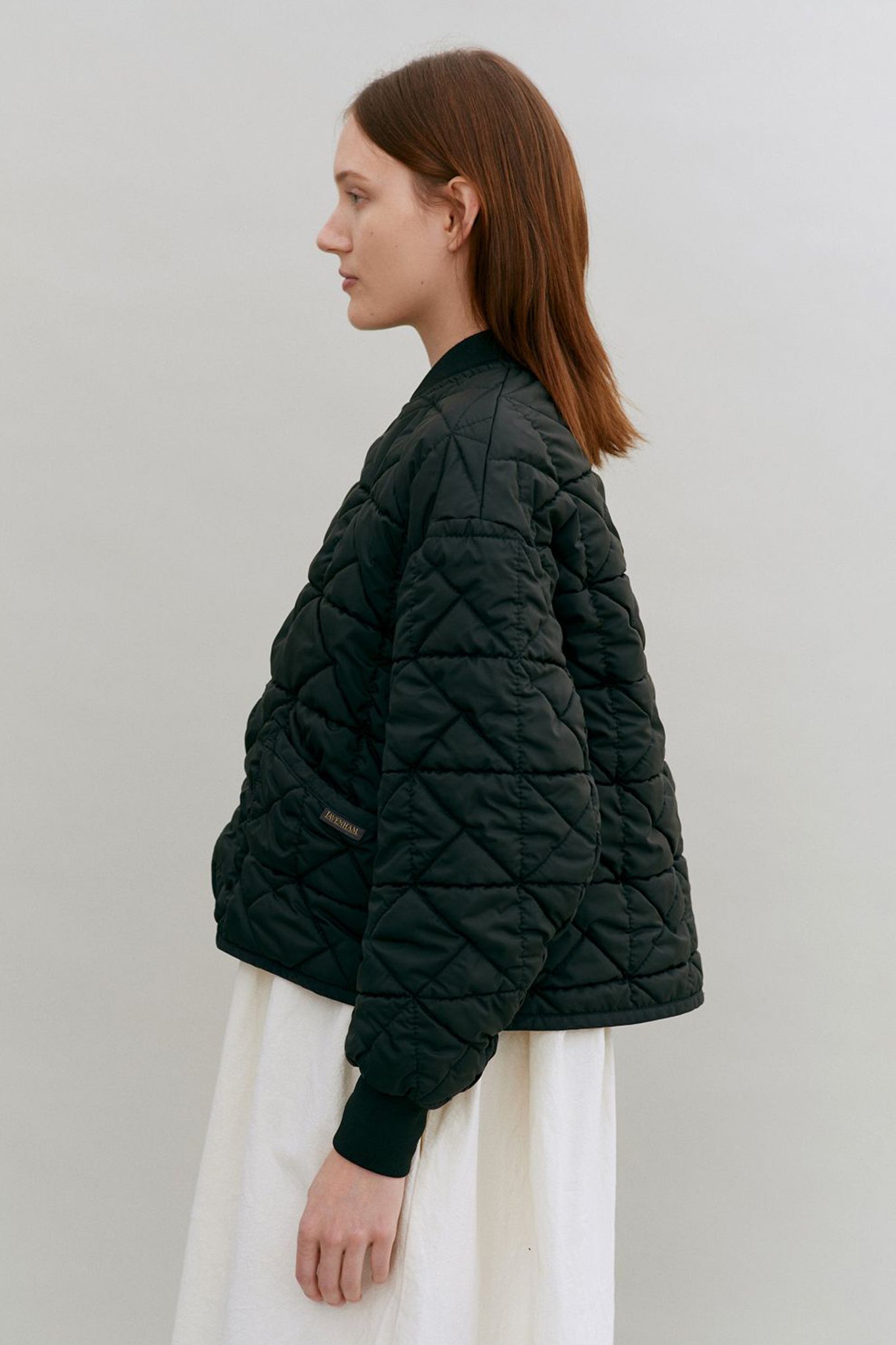 Washed Bomber Jacket Sable Black