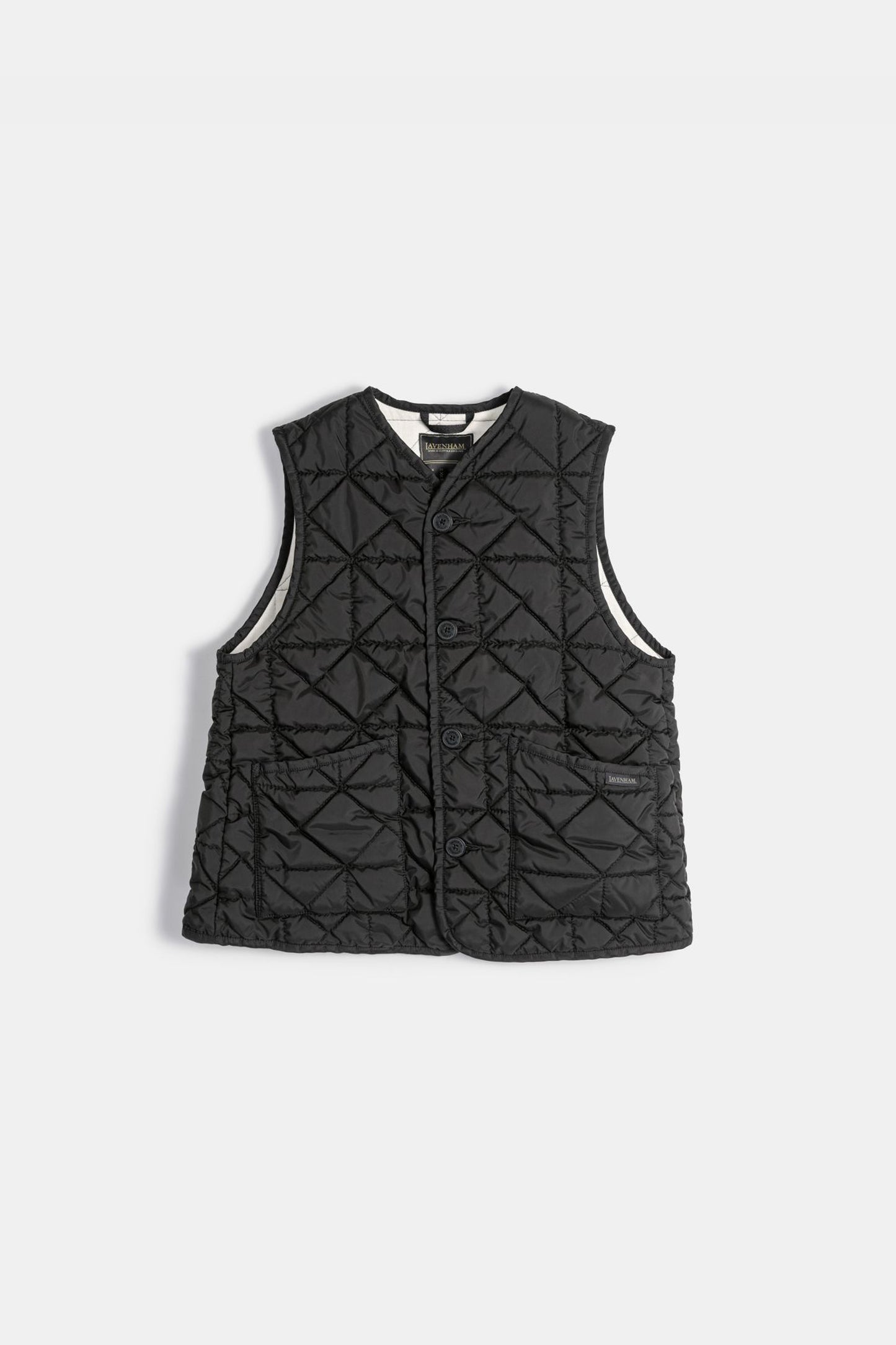Washed Button Front Thornham Sable Black
