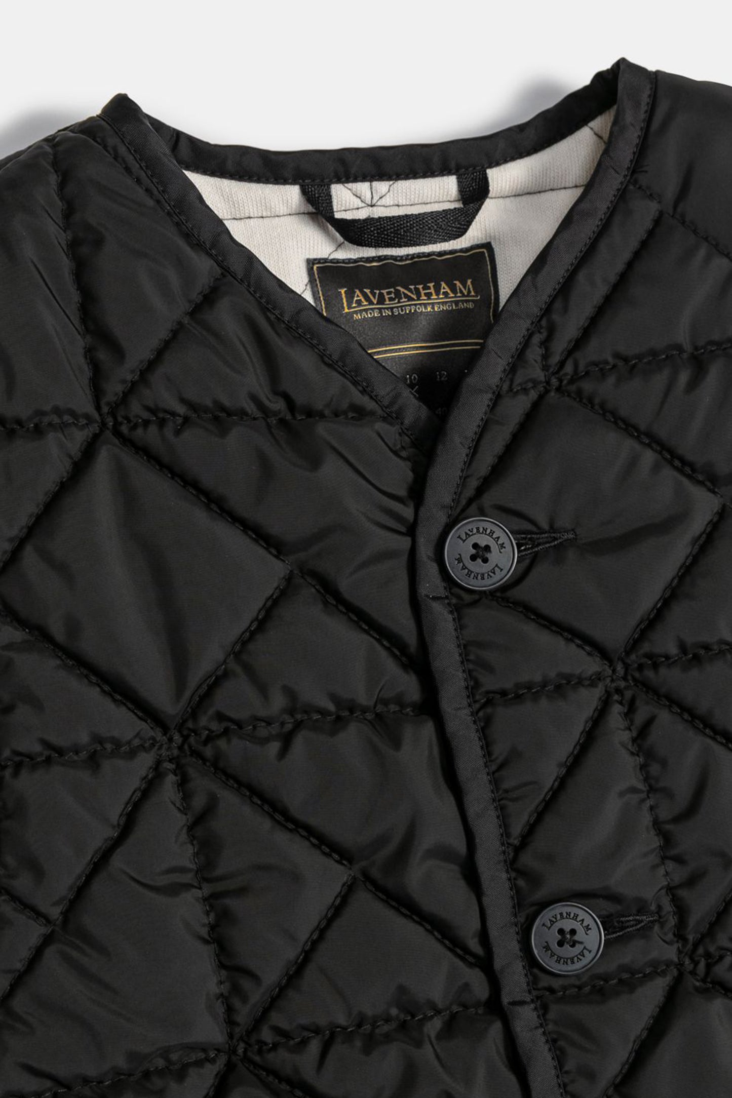 Washed Button Front Thornham Sable Black