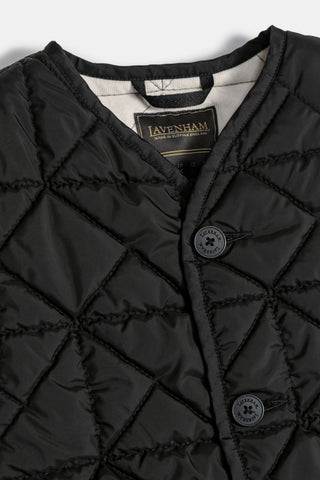 Washed Button Front Thornham Sable Black