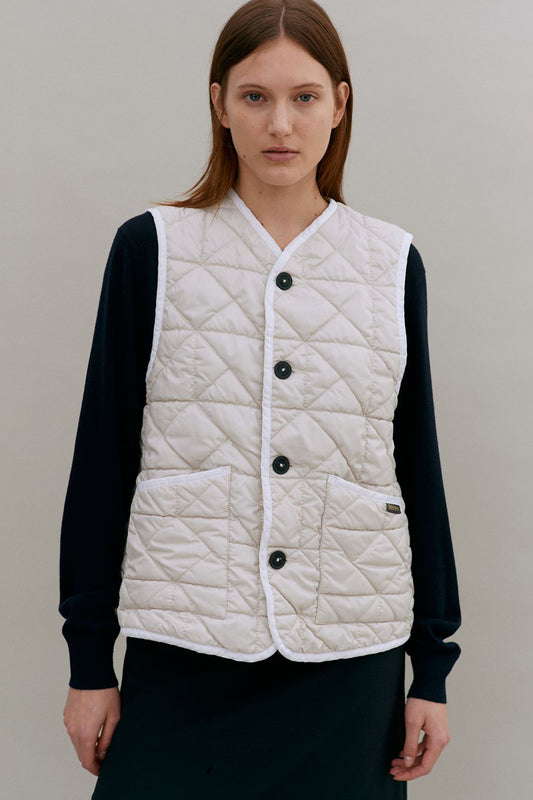 Washed Button Front Thornham Moonbeam Silver