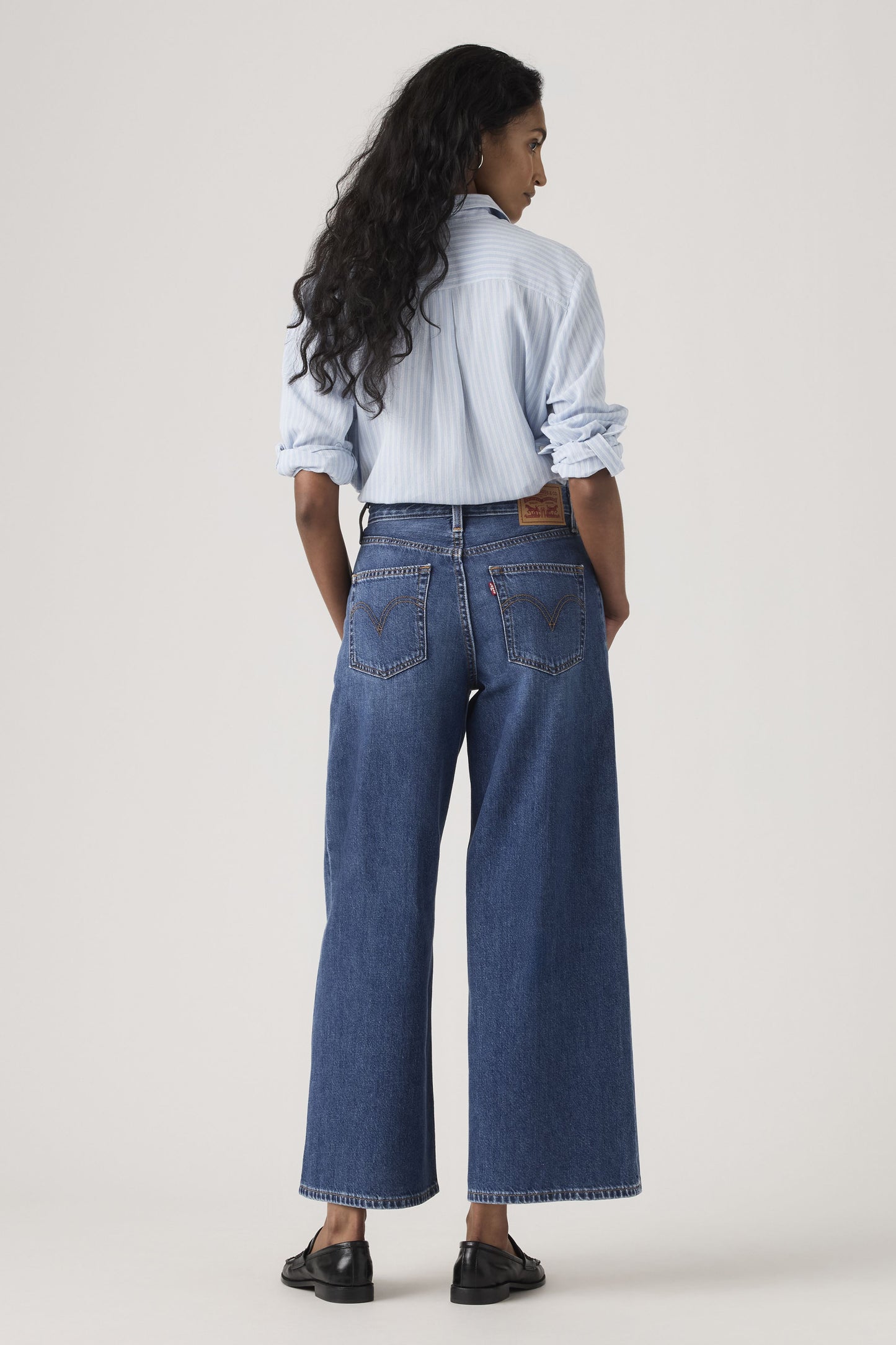Middy Wide Leg Ankle Jeans Kiss Goodbye