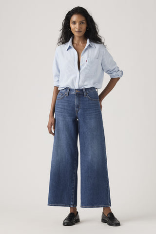 Middy Wide Leg Ankle Jeans Kiss Goodbye