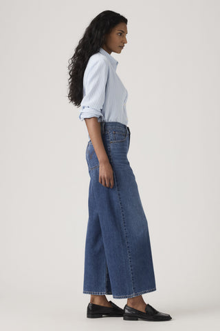 Middy Wide Leg Ankle Jeans Kiss Goodbye