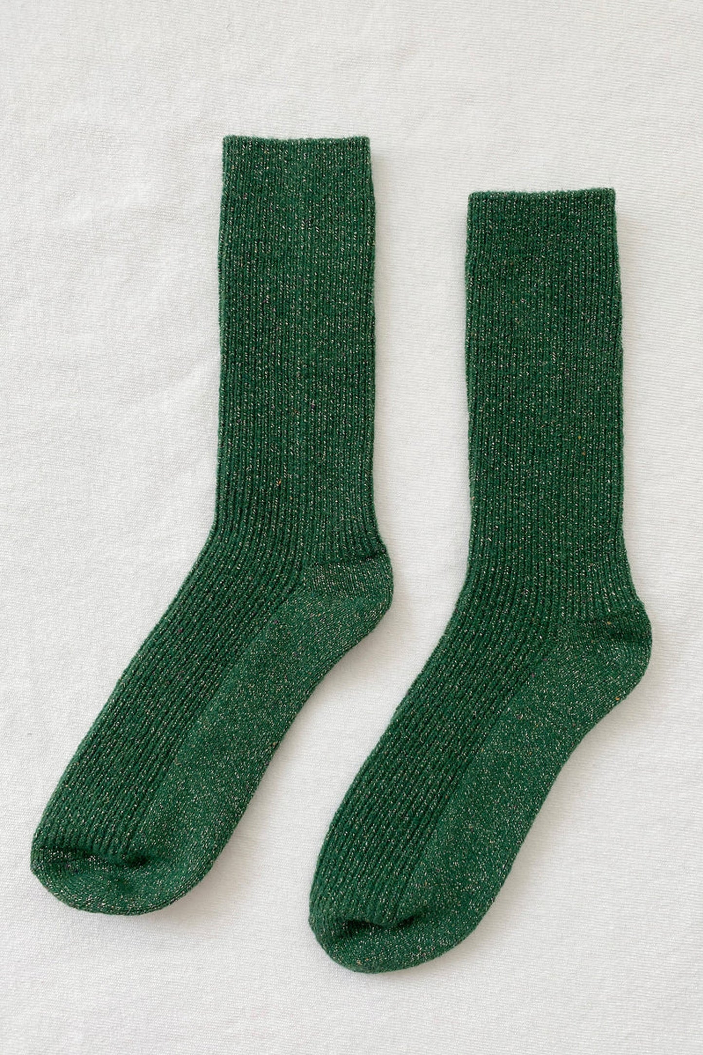 Winter Sparkle Socks Evergreen