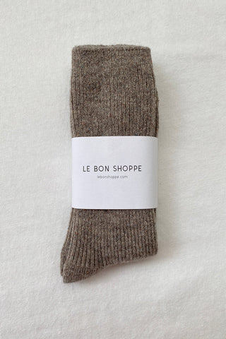 Winter Sparkle Socks Nutmeg