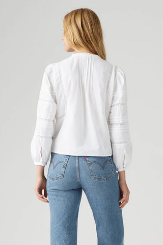 Mandy Long-Sleeve Blouse Bright White