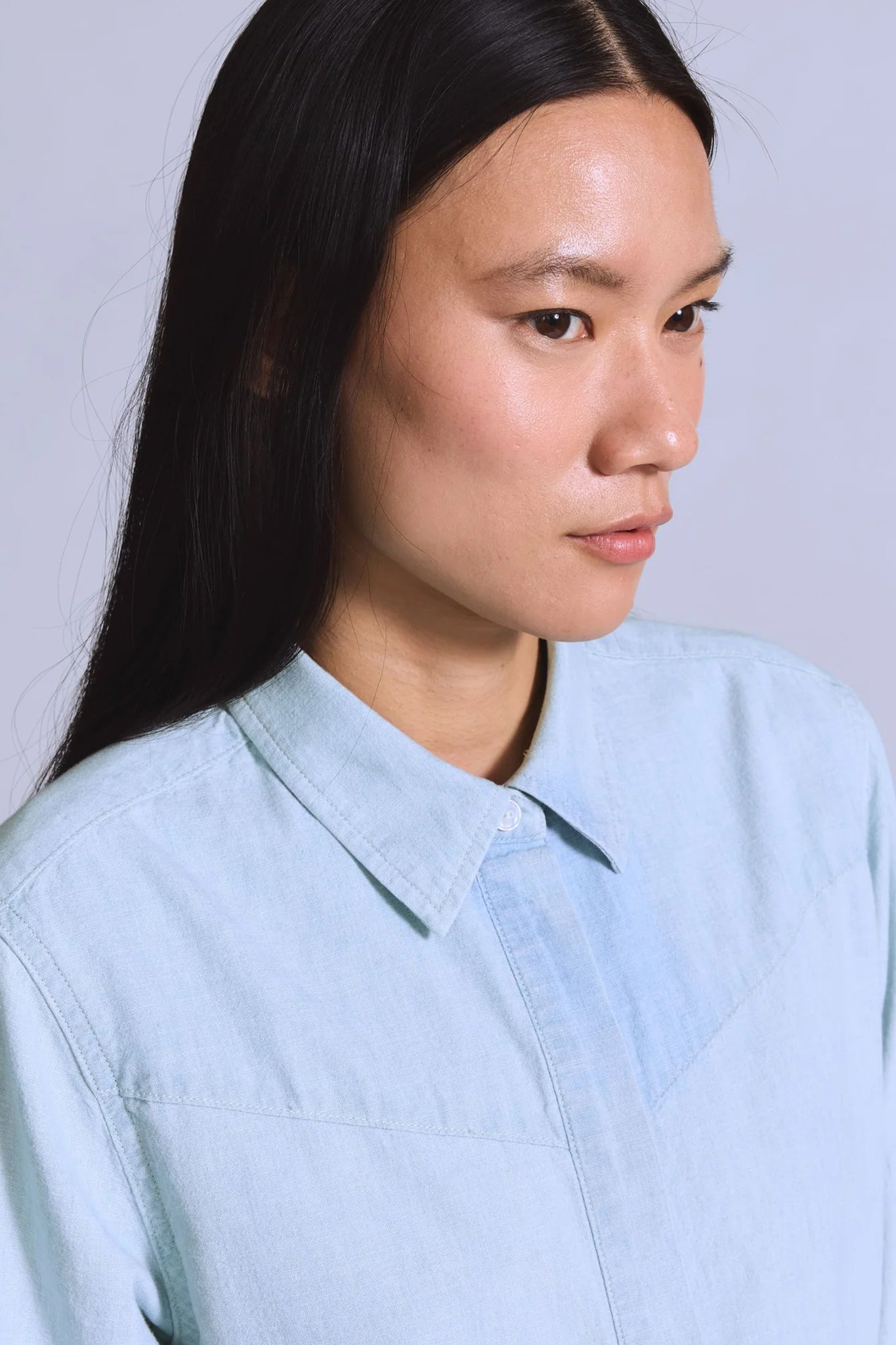 Blue Tab Club Shirt Blue Club Peony