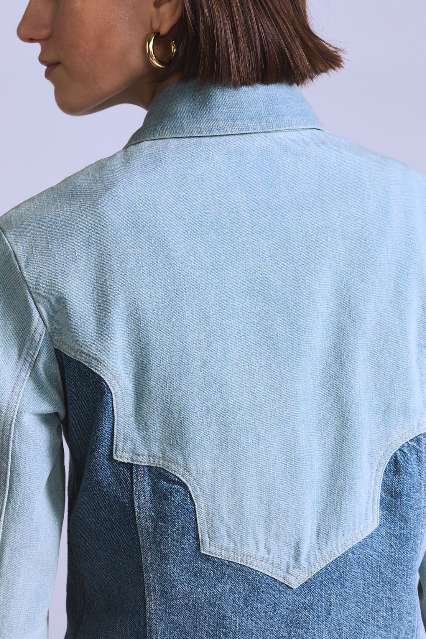 Blue Tab Roper Shacket Senorita