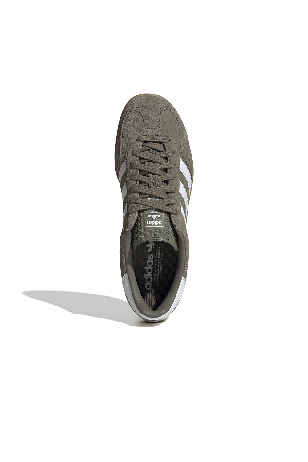Gazelle Indoor Shoes Olive Strata/Cloud White/Gold Metallic