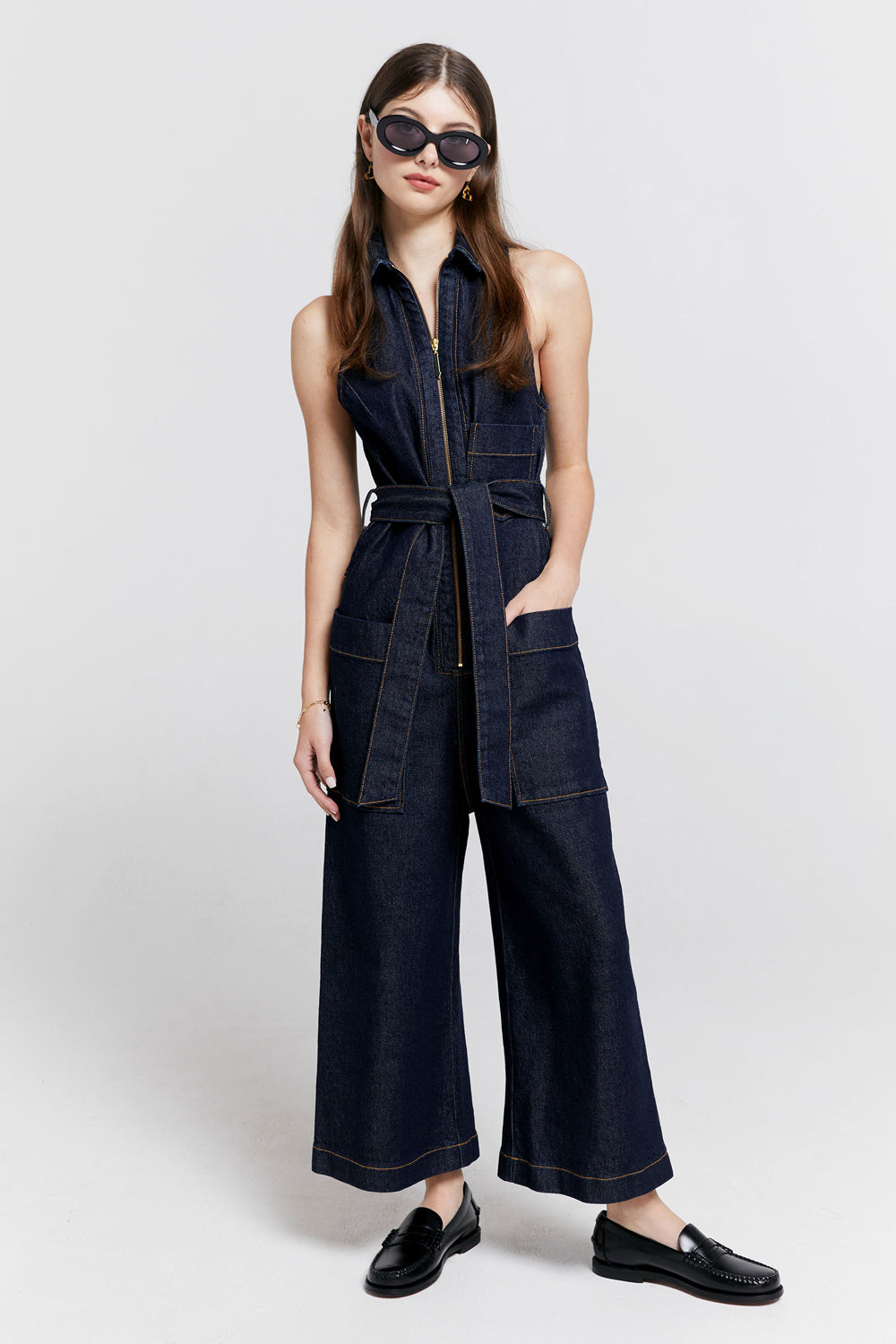 Aeronautical Jumpsuit Indigo Denim
