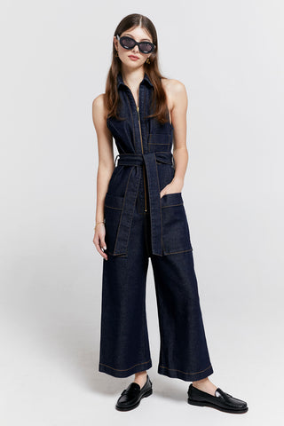 Aeronautical Jumpsuit Indigo Denim