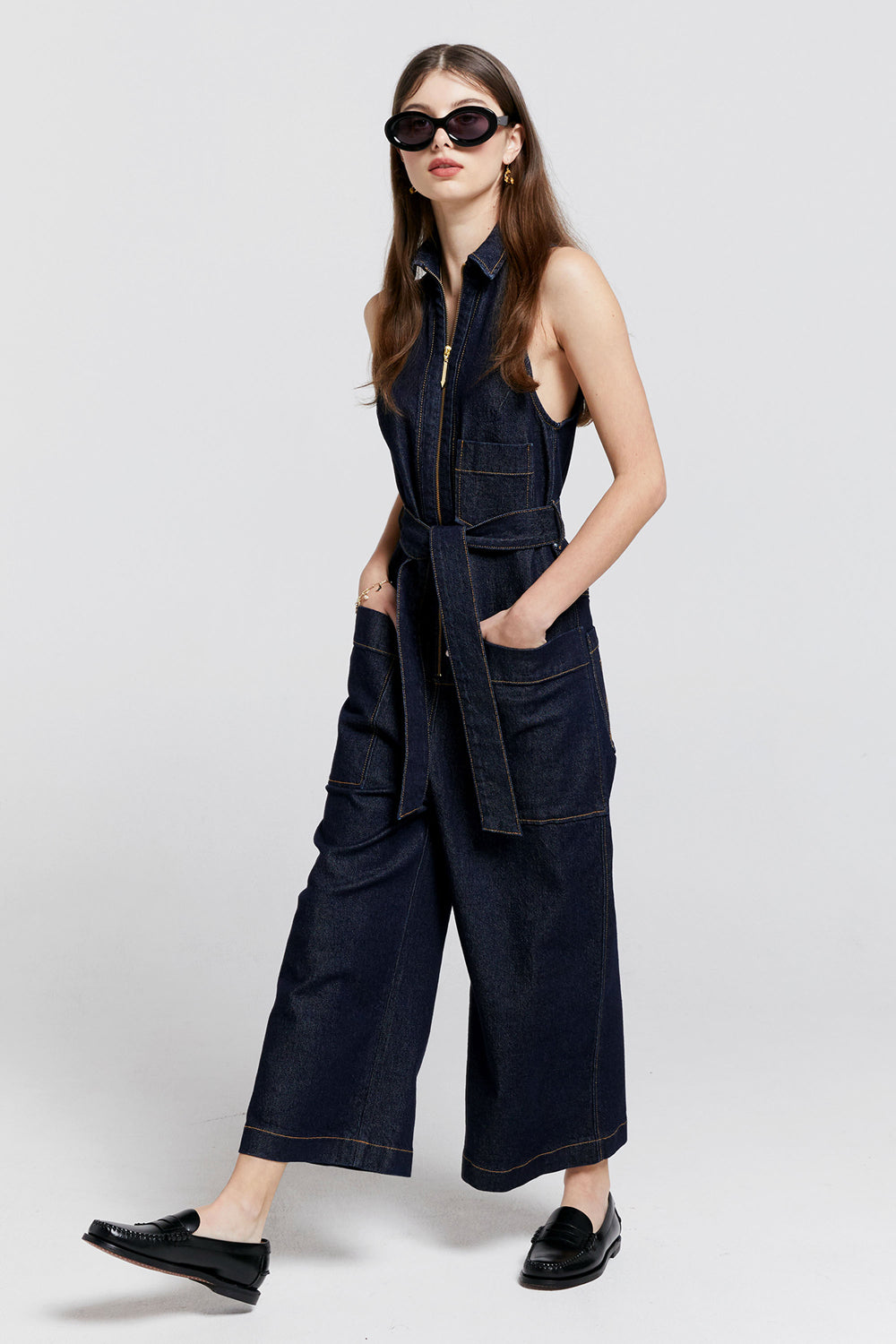 Aeronautical Jumpsuit Indigo Denim