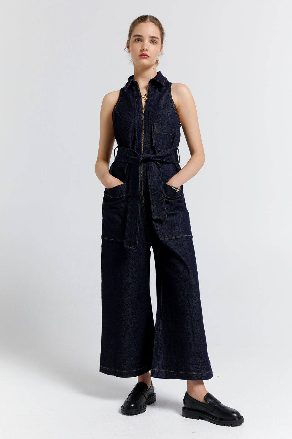 Aeronautical Jumpsuit Indigo Denim