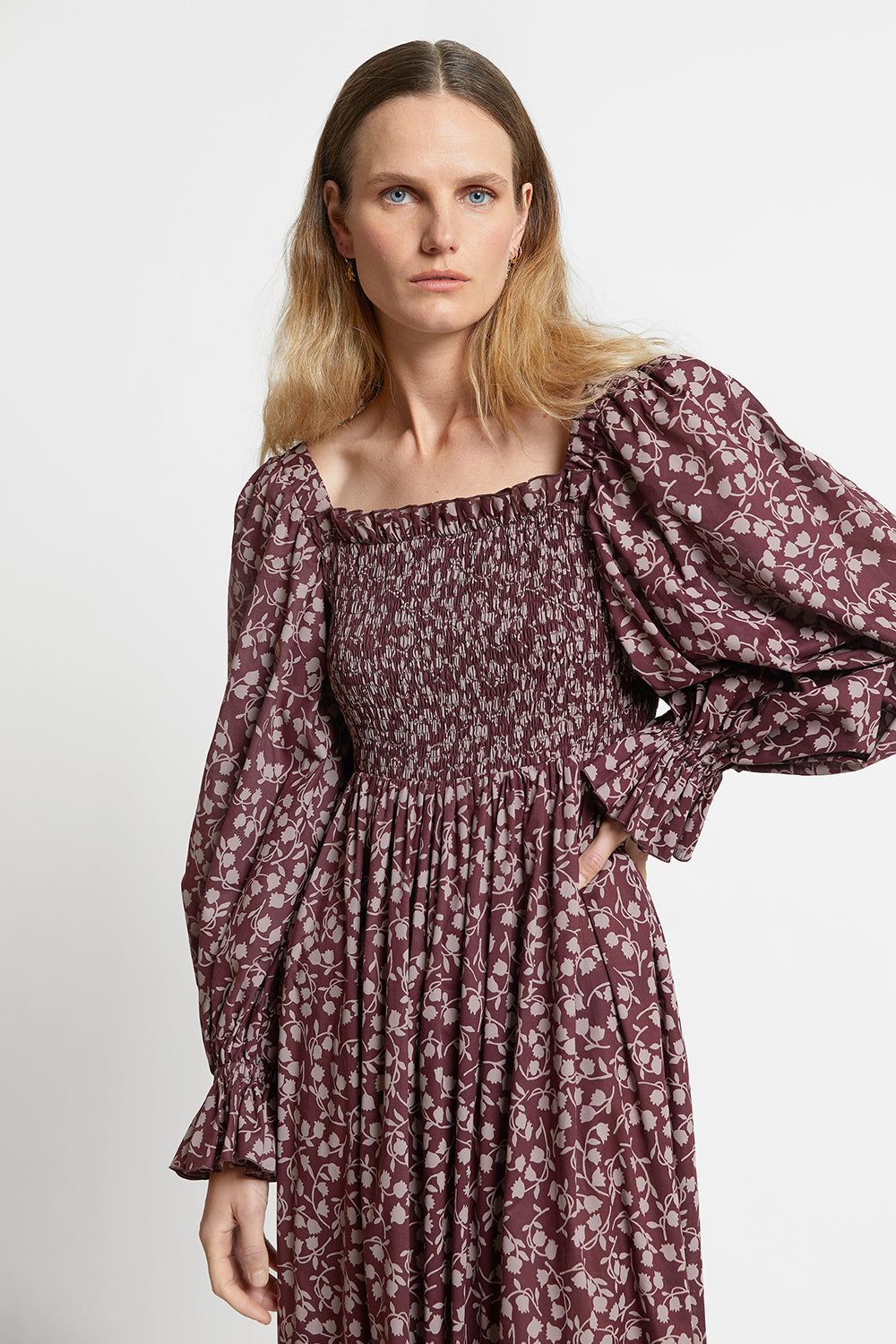 Altitude Organic Cotton Dress Plum