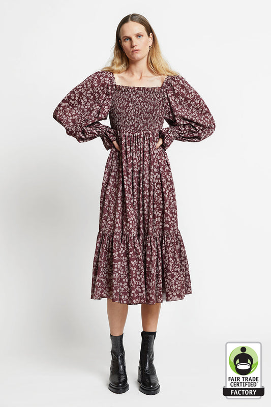 Altitude Organic Cotton Dress Plum