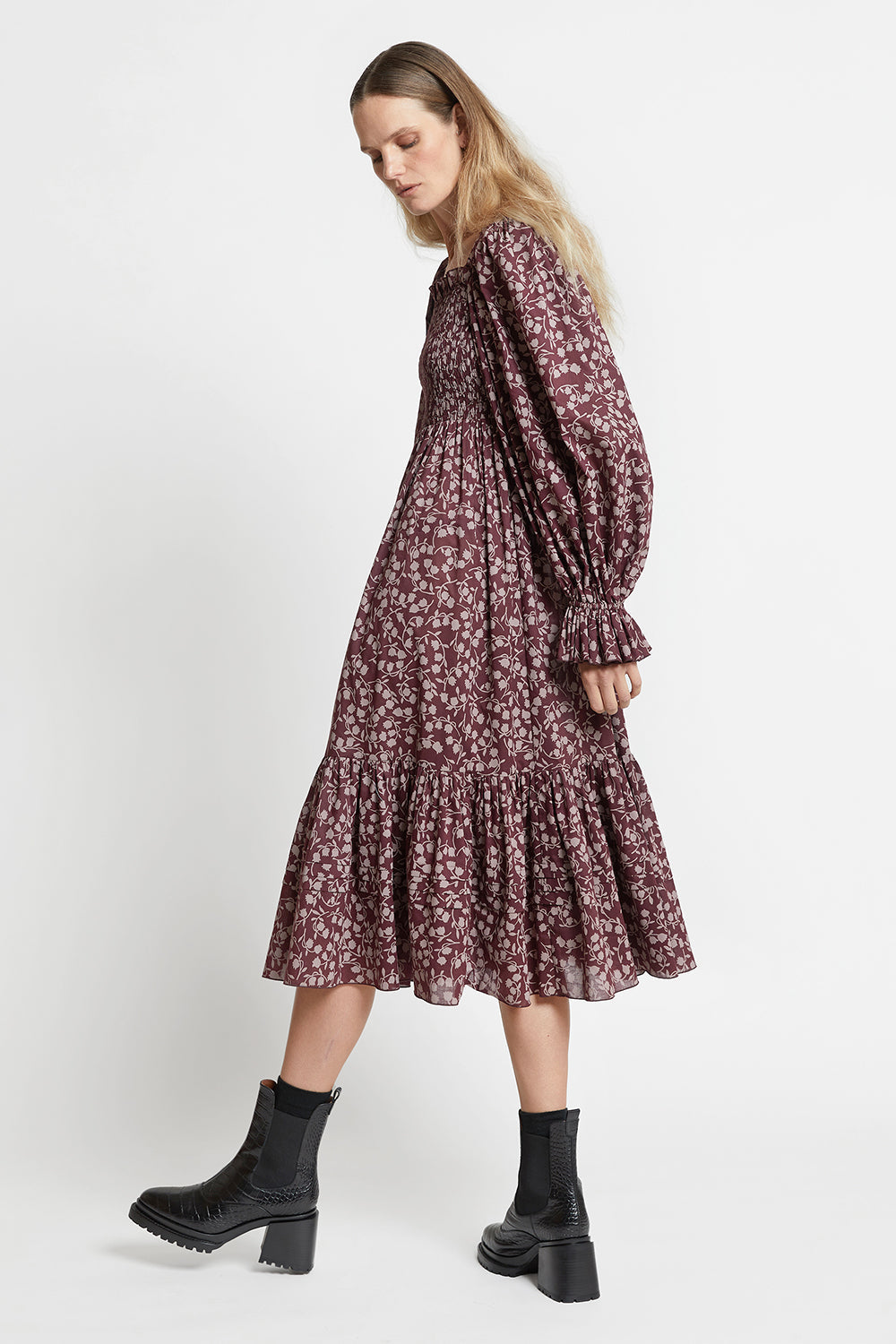 Altitude Organic Cotton Dress Plum