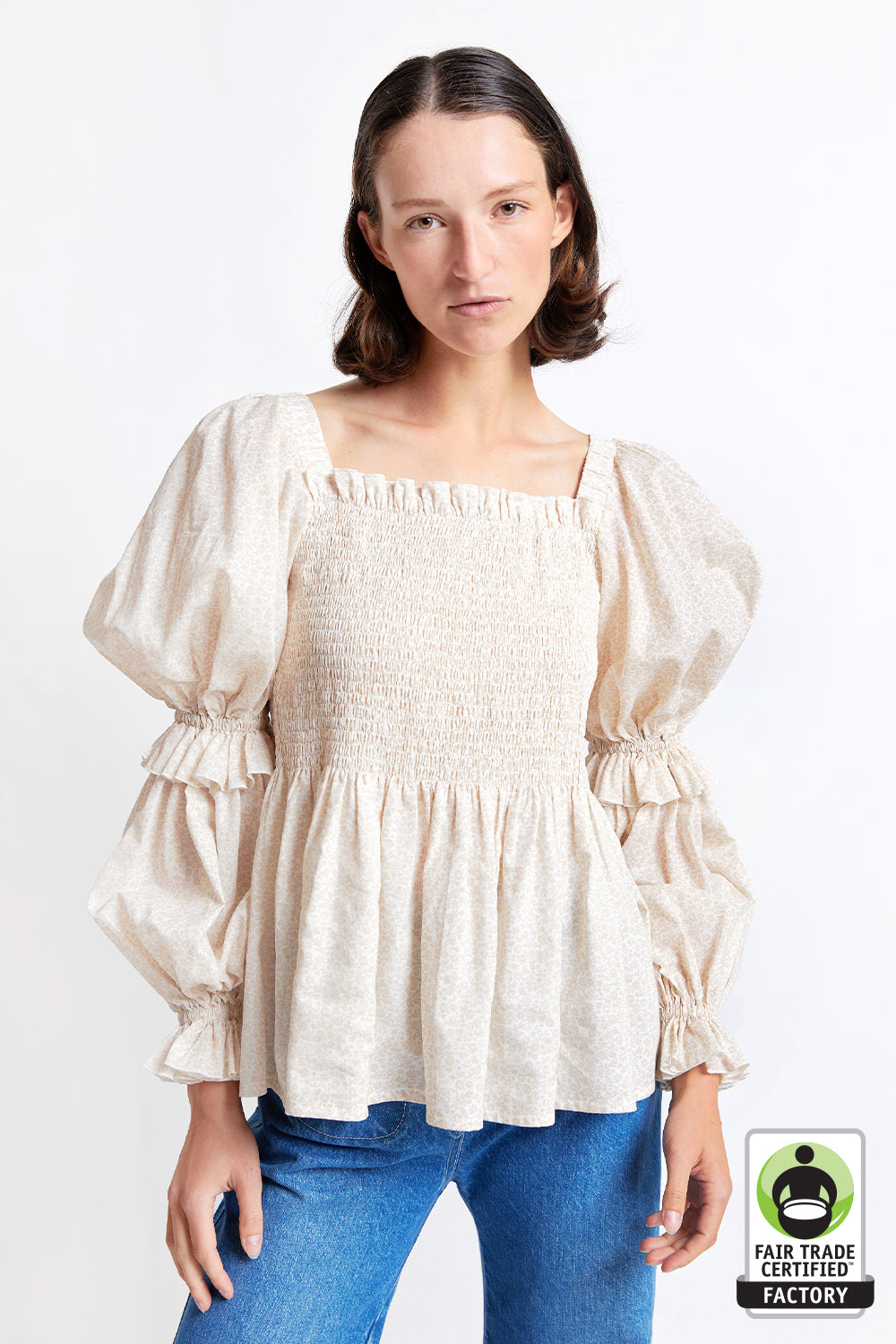 Altitude Organic Cotton Top Off White