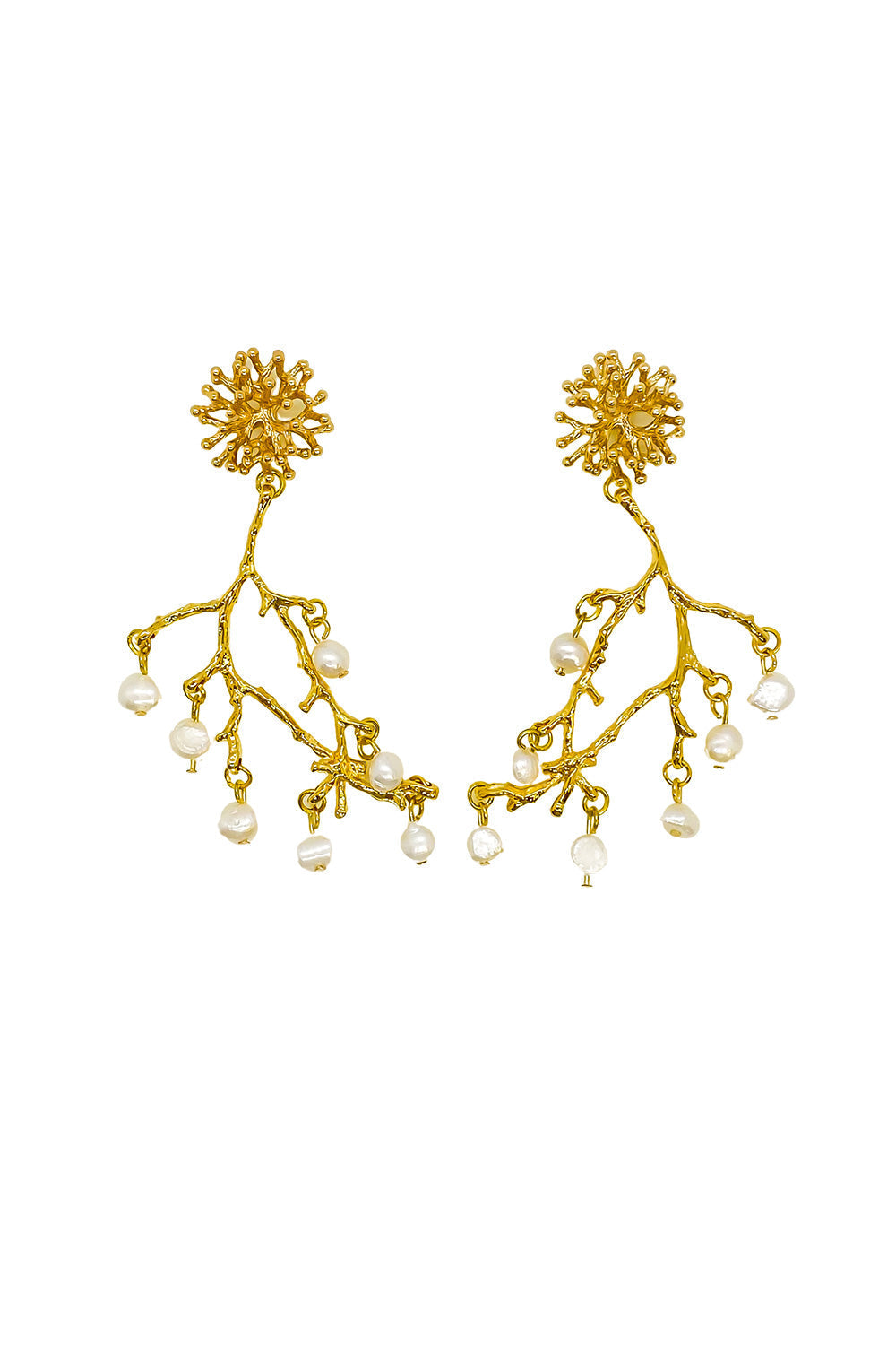 Coral Dawn Earrings
