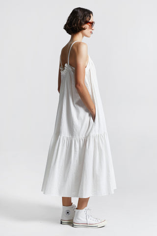 Armeria Organic Cotton Dress Off White