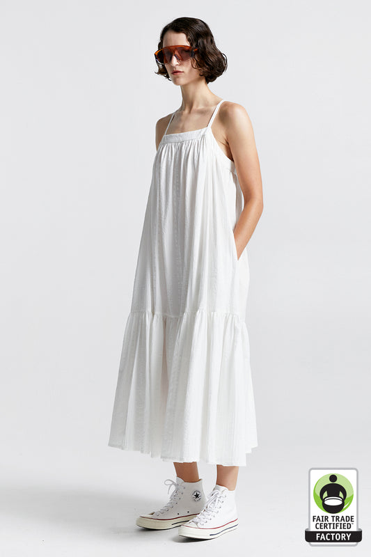Armeria Organic Cotton Dress Off White