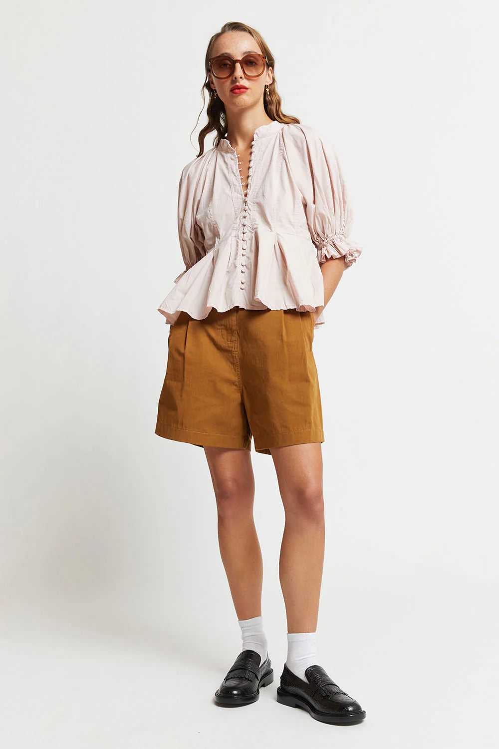 Melody Organic Cotton Top Off-White