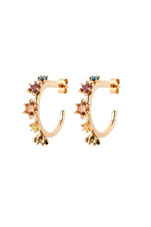 Baroque Earrings Gold-Plated