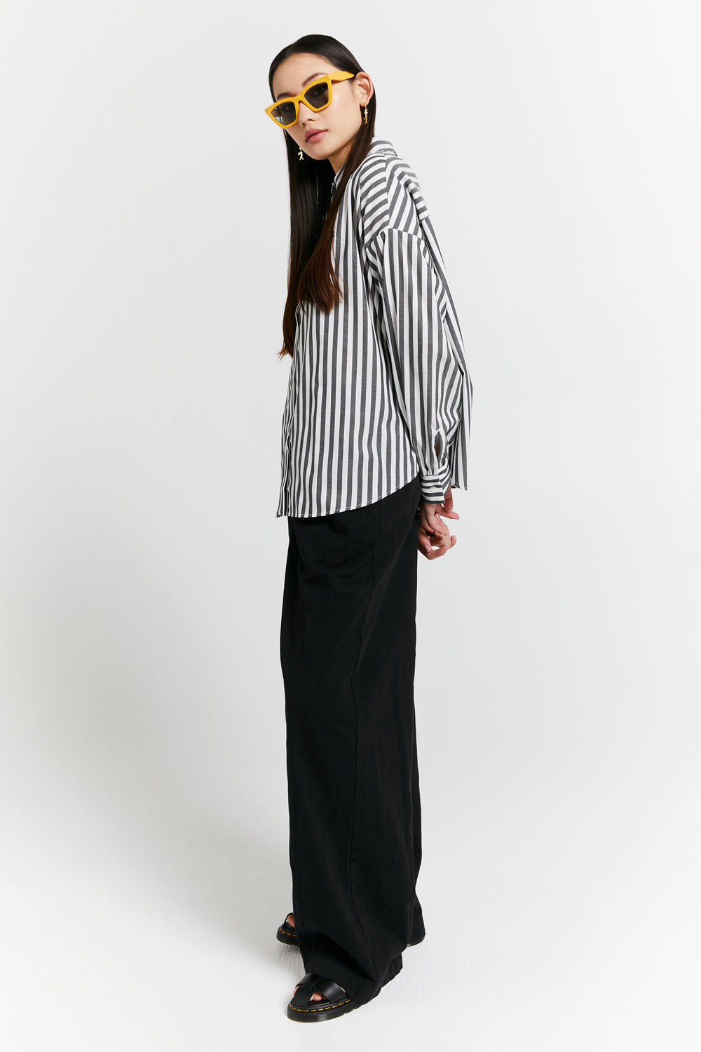 Berisford Dress Shirt Black Stripe