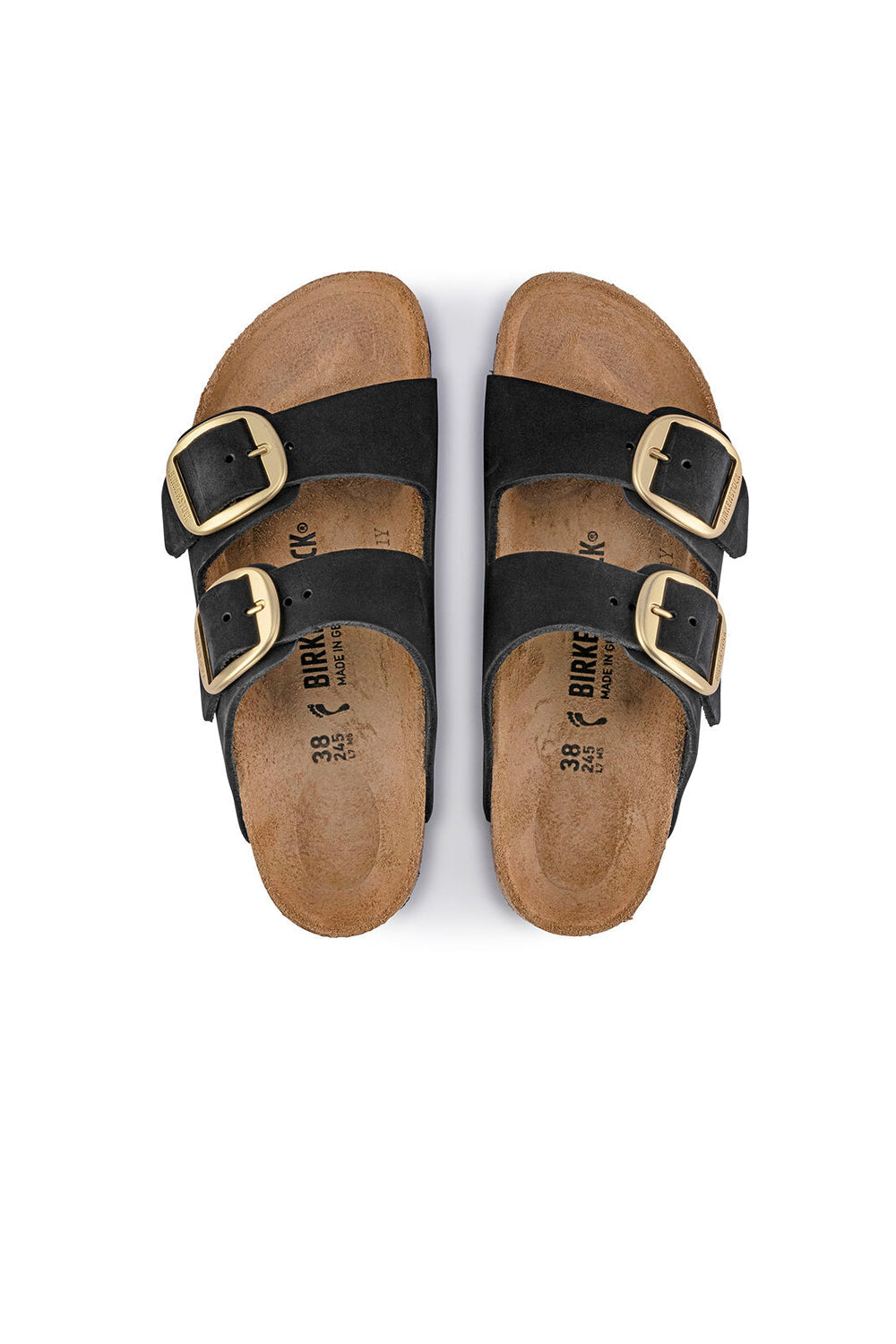 Arizona Big Buckle Nubuck Regular Fit Black