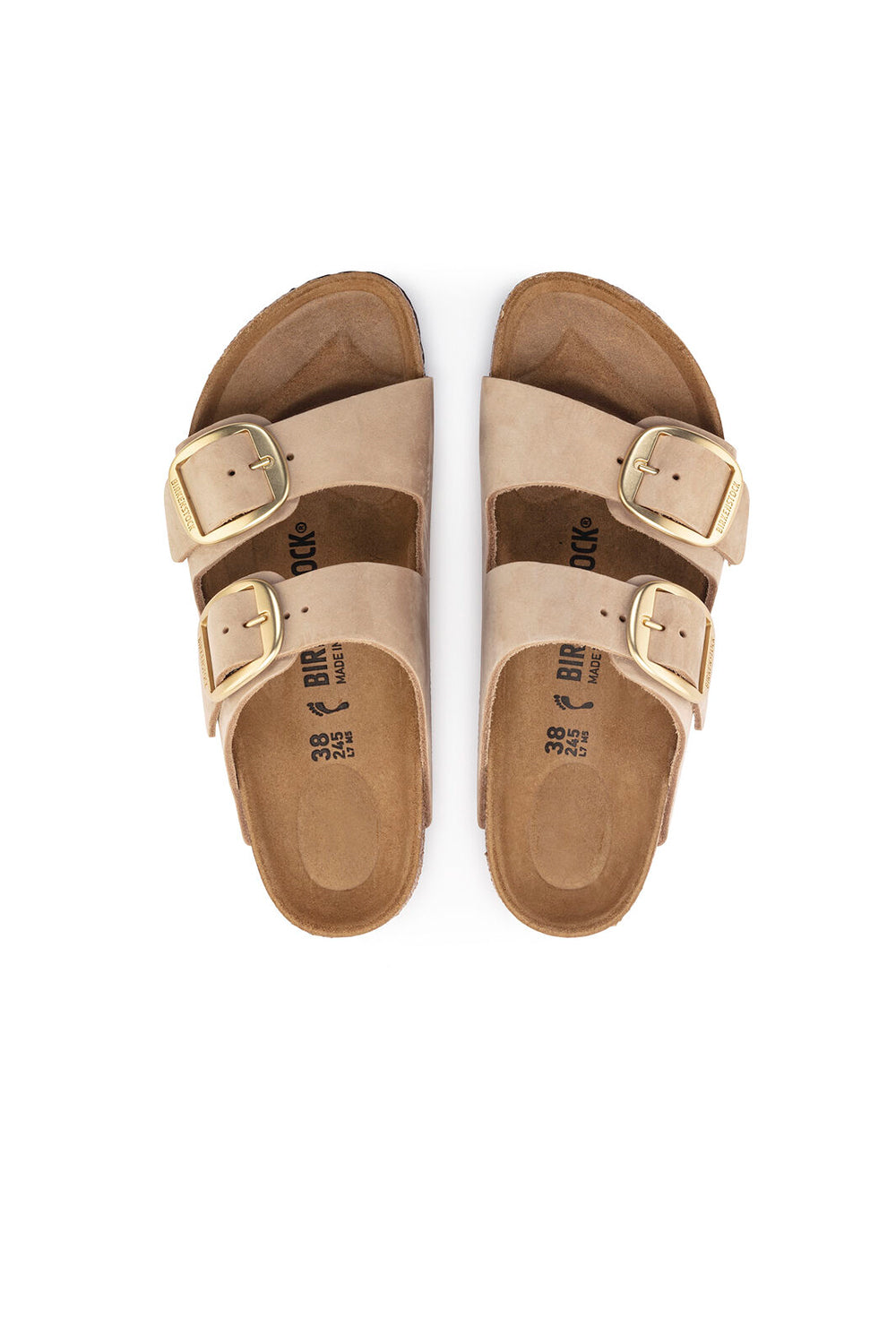 Arizona Big Buckle Nubuck Regular Fit Sandcastle