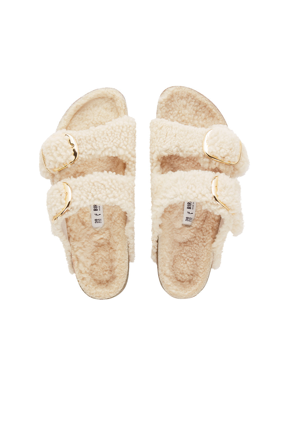 Arizona Big Buckle Teddy Shearling Regular Fit Eggshell