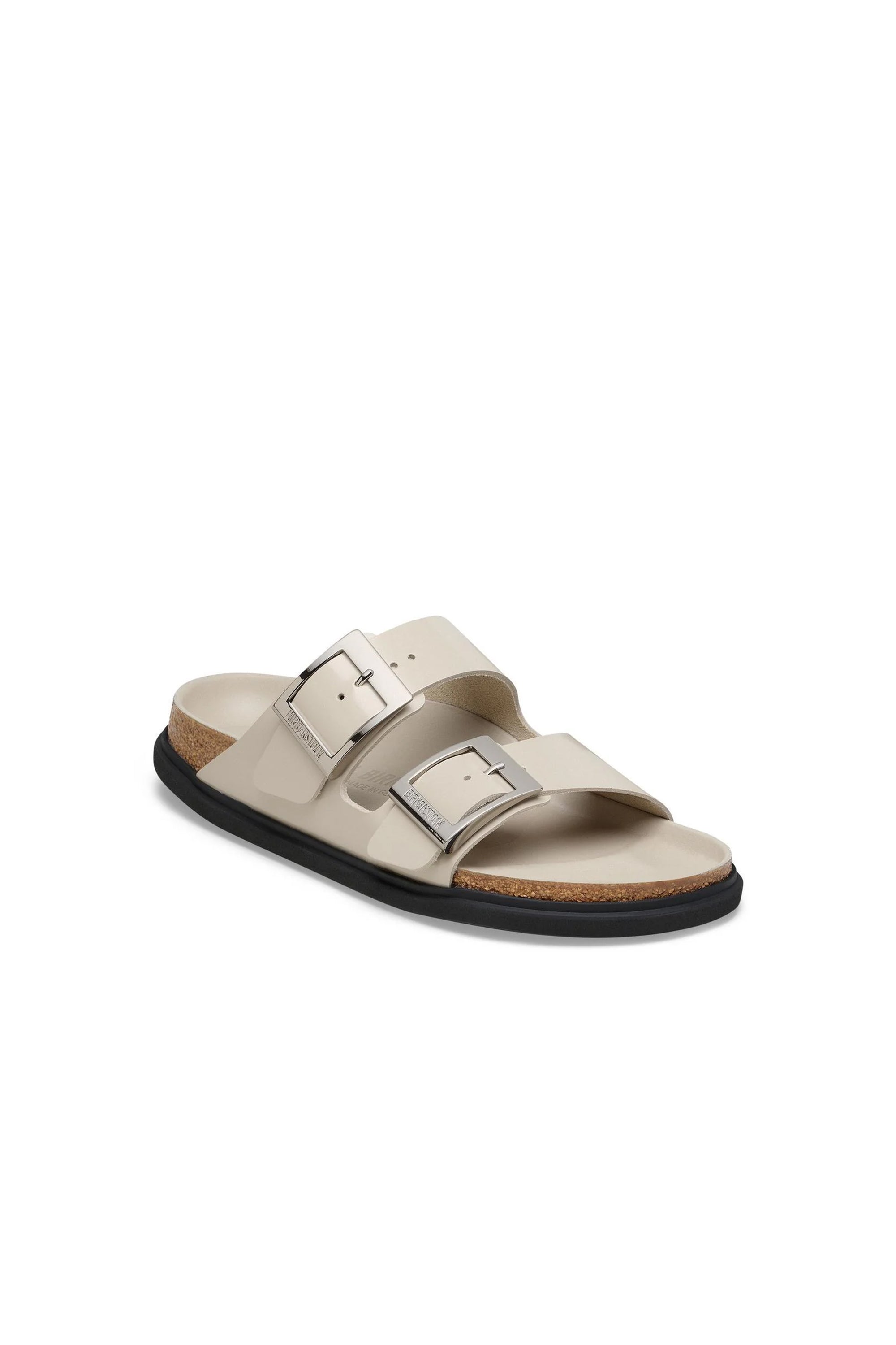 Arizona Droplet Buckle High Shine Regular Fit Oyster – Karen Walker