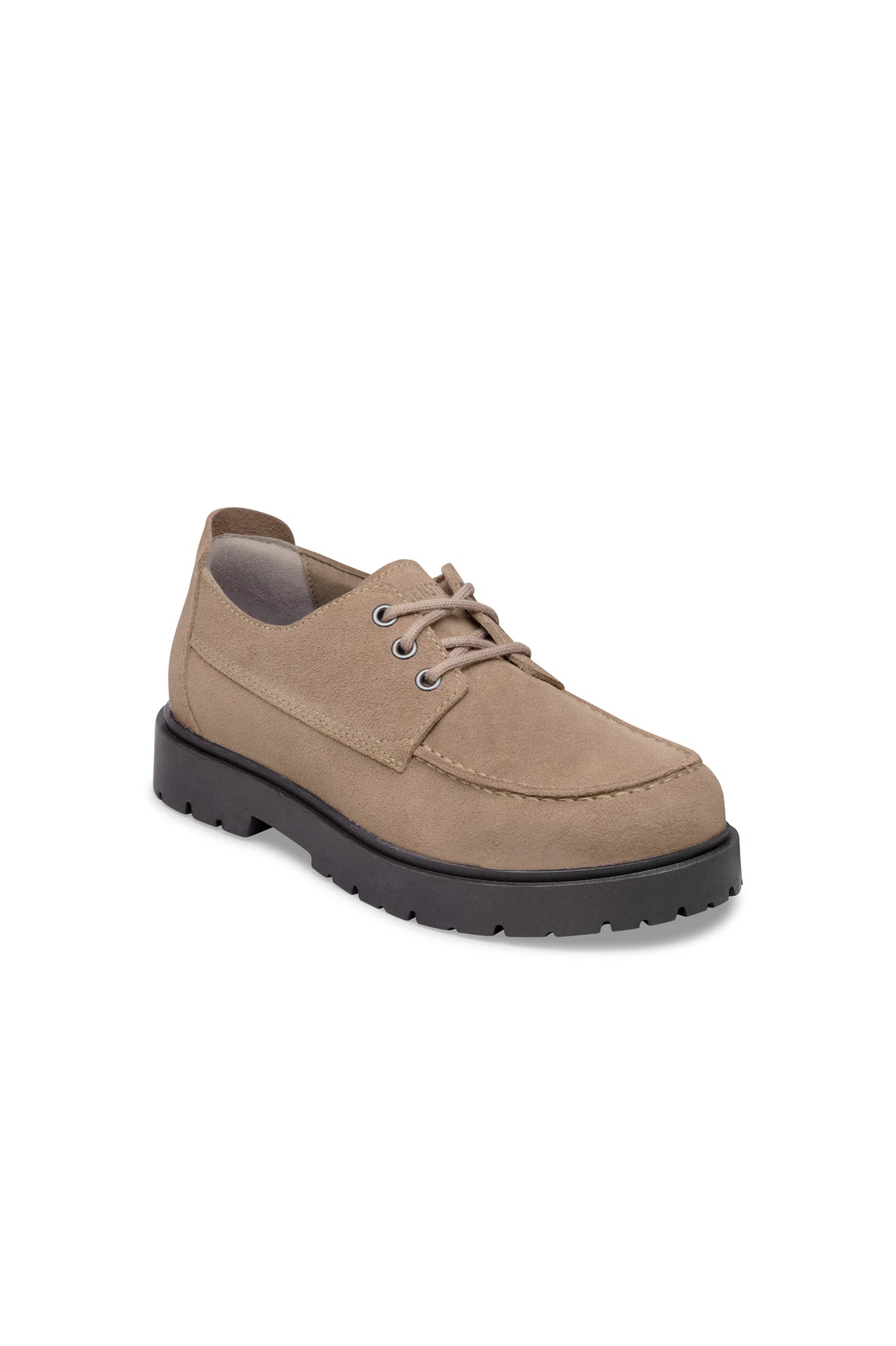 Highwood Moccasin Lace Low Suede Regular Fit Grey Taupe