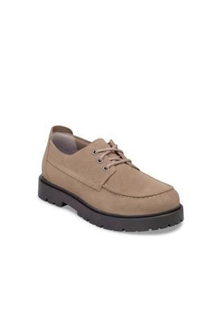 Highwood Moccasin Lace Low Suede Regular Fit Grey Taupe