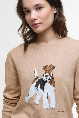 Fareham Knitted Jumper Pale Camel