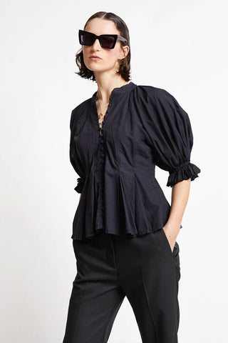 Melody Organic Cotton Top Off-White