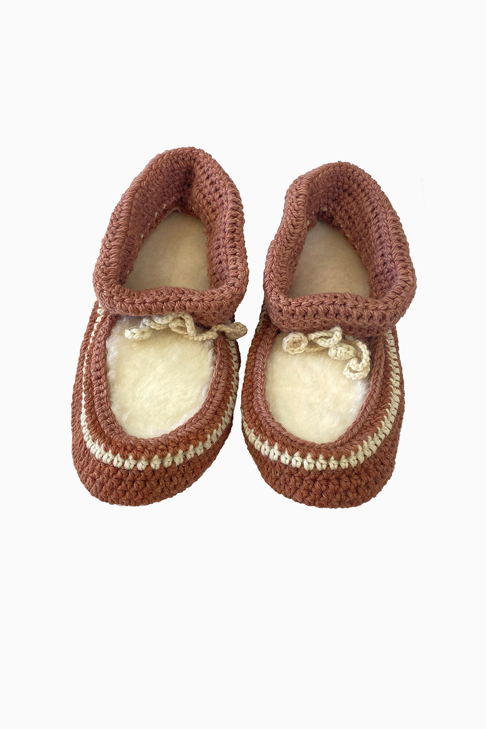 Crochet Slipper Rose Pink