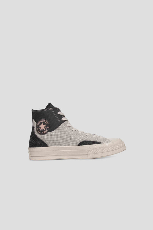 Chuck 70 Canvas & Knit High Top Storm Wind/Desert Sand/Pink Clay