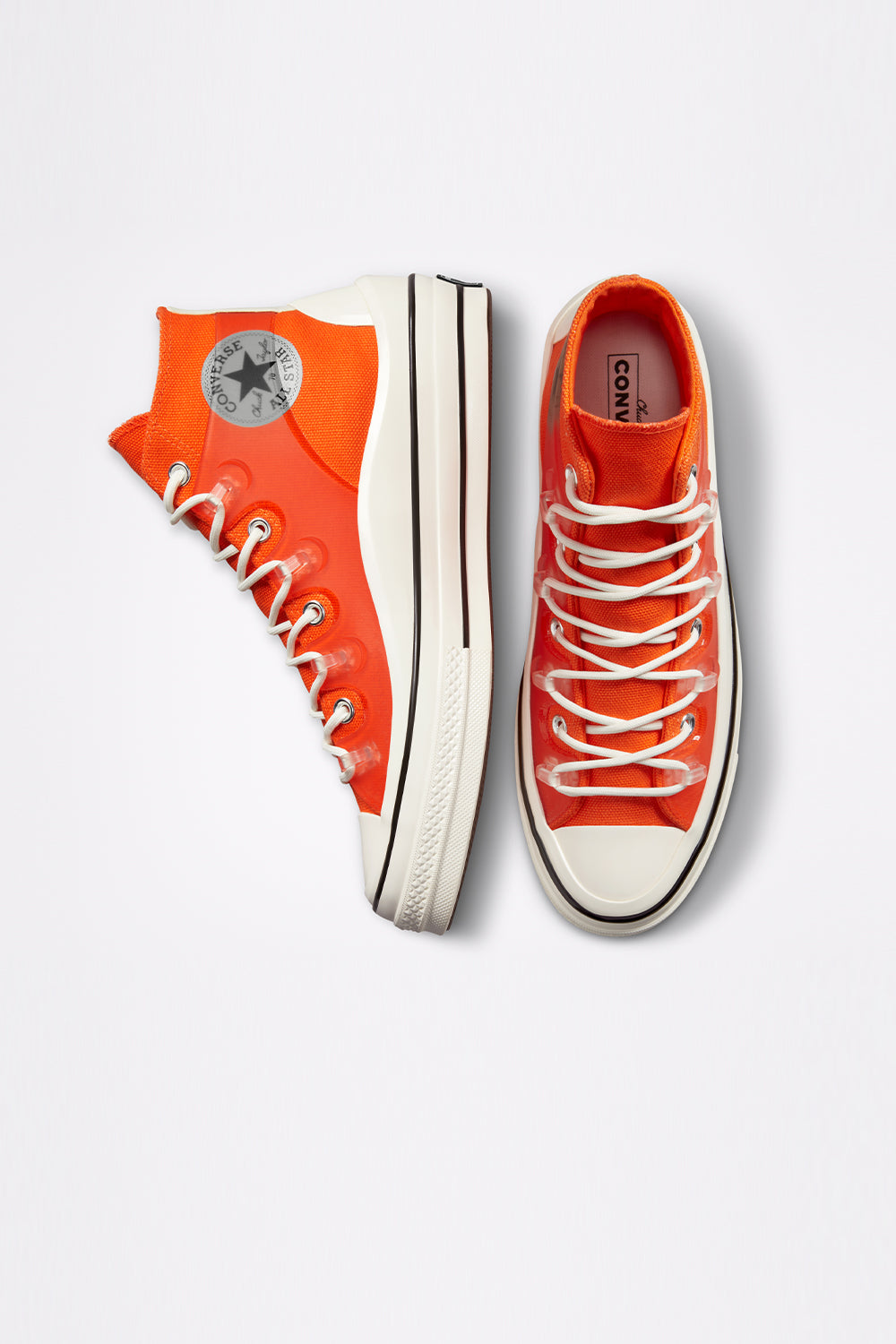 Chuck 70 Uility Hybrid Fusion High Top Bold Mandarin/Egret/Black