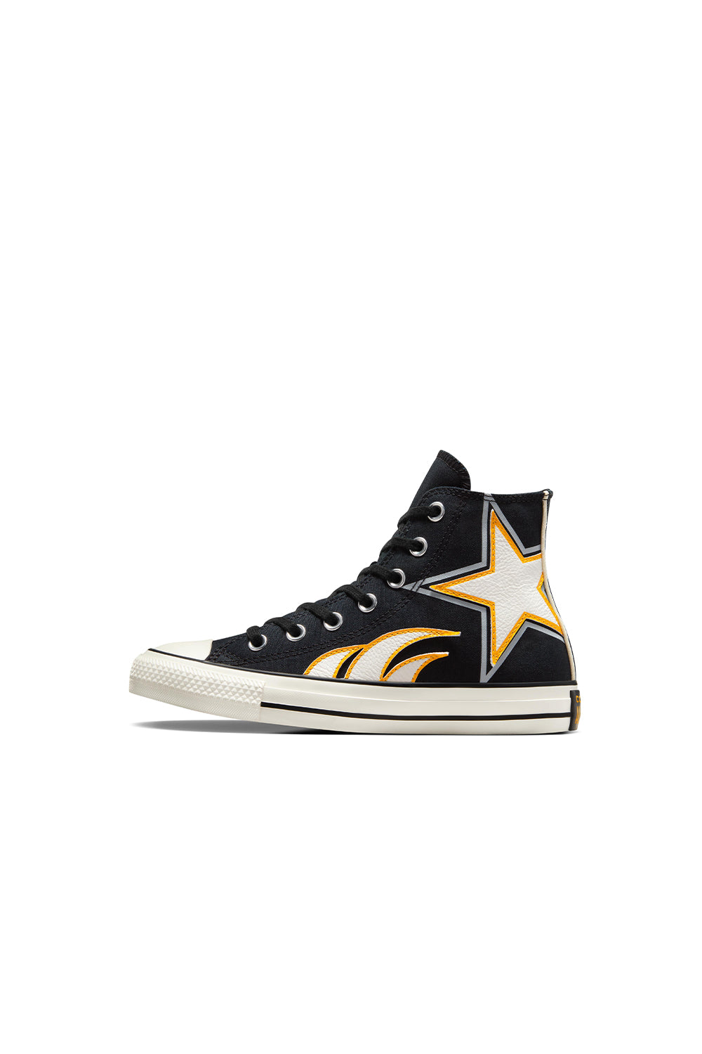 Converse Chuck Taylor All Star Racer Revival High Top Black/Vintage White/Yellow